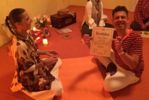 Yogaakademie Yogalehrerausbildung Günter Fellner Zertifikat